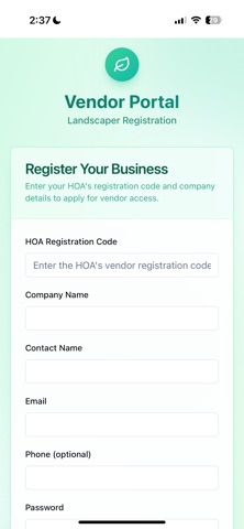 HOA Connect App screenshot