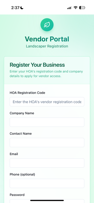 HOA Connect App Screenshot 3 of 3