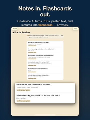 Discito: FSRS Flashcards iPad screenshot