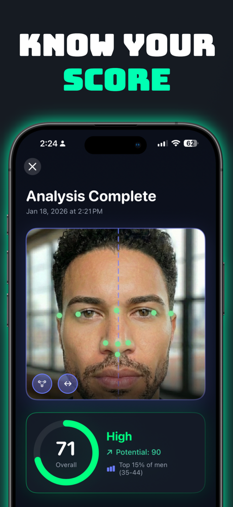 Mogged: PSL & Looksmax Rating screenshot 1