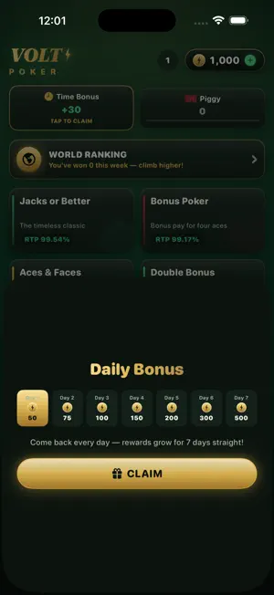VoltPoker: Video Poker Casino screenshot 4