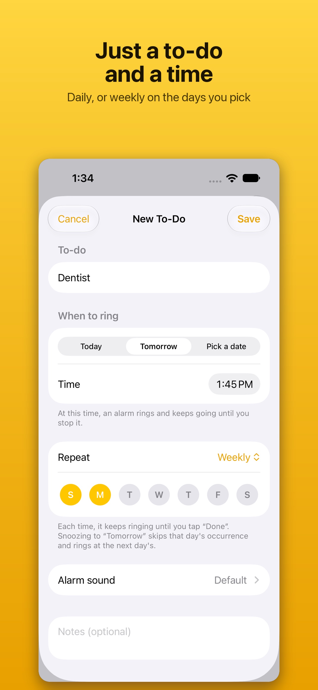 Screenshot 2 of MustDo: To-Do Alarm