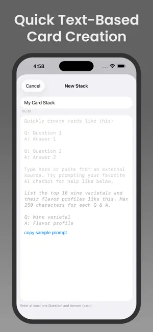 No-Frills Flashcards screenshot 2