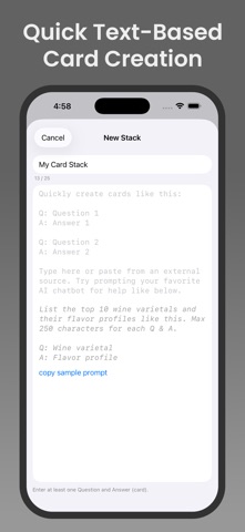 No-Frills Flashcards Screenshot 2 of 3