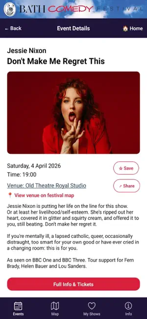 Bath Comedy Festival screenshot 2