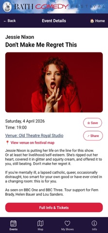 Bath Comedy Festival Screenshot 2 of 5