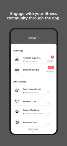 Impact Sports Club screenshot