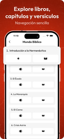 Biblia Reina Valera con Audios iPhone screenshot