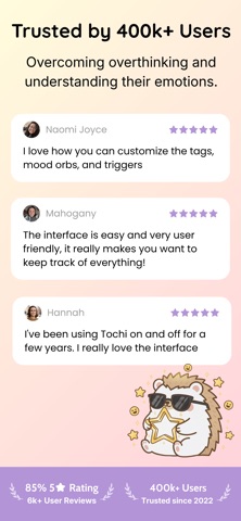Tochi - Mood Tracker Journal iPhone screenshot