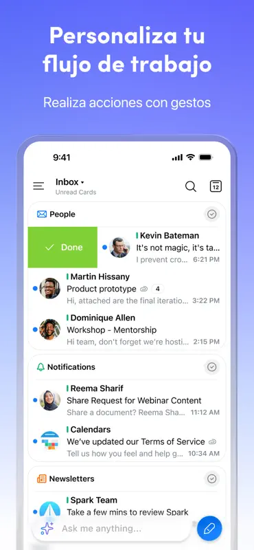 Spark Mail: IA para tu correo screenshot 6 of 10