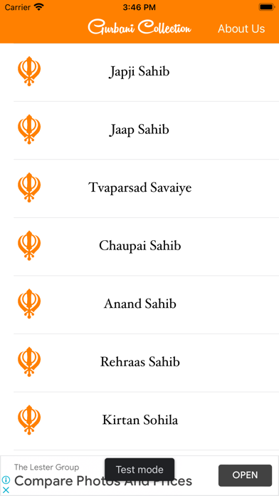 Gurbani Collection Screenshot