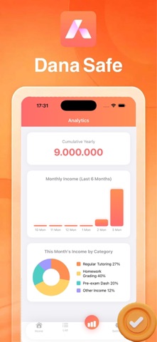 Dana Safe - Tutor Earnings iPhone screenshot 4