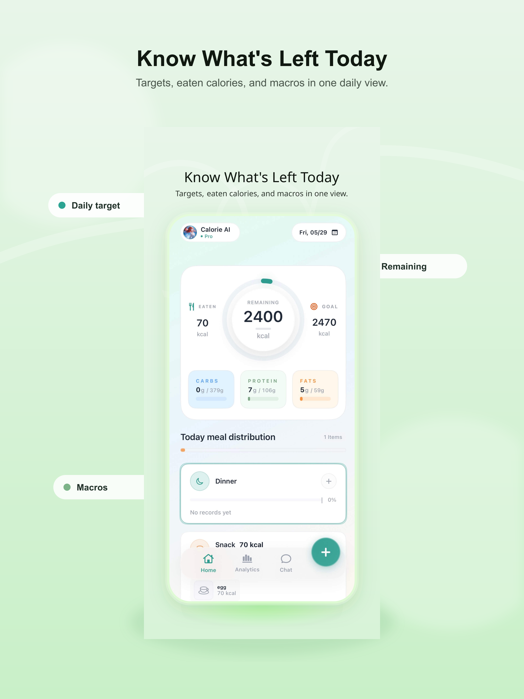 AI Calorie Counter-Cal Tracker