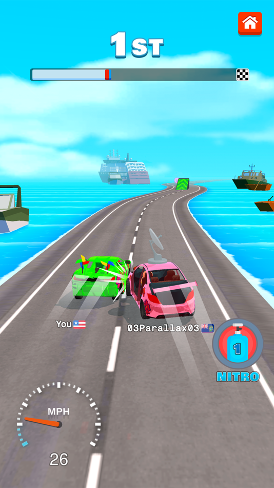 #5. Idle Racer — Tap, Merge & Race (iOS) 来自: AI Games FZ