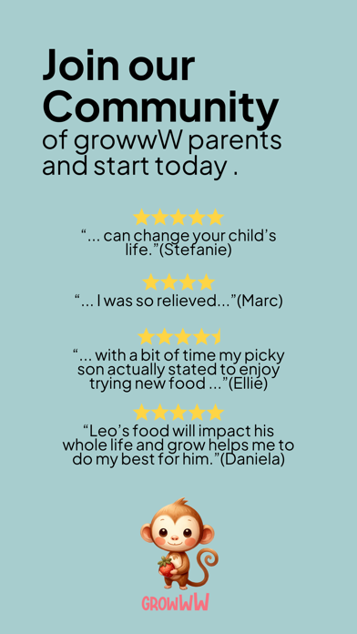 GrowwW Child Nutritionist Screenshot