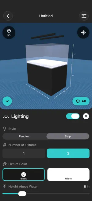 Aquarium Planner AR screenshot 3