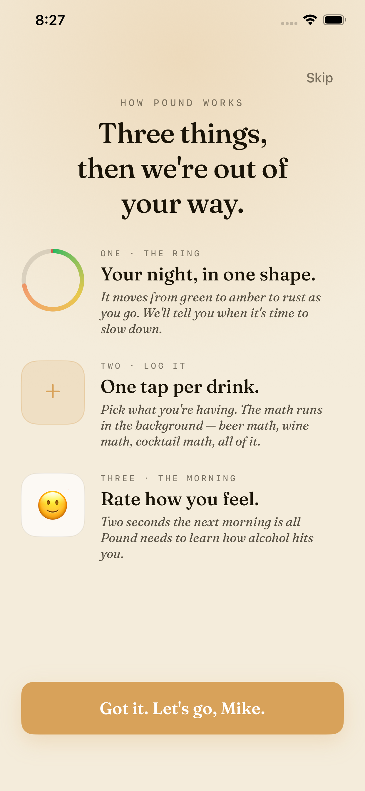 Pound: Drink Pacing screenshot 4