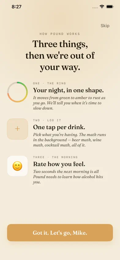 Pound: Drink Pacing screenshot 3
