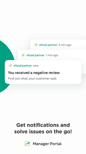 Screenshot von Glovo Manager Portal auf dem iPhone 7