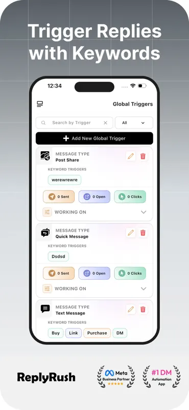 ReplyRush – DM Automation screenshot 2 of 9