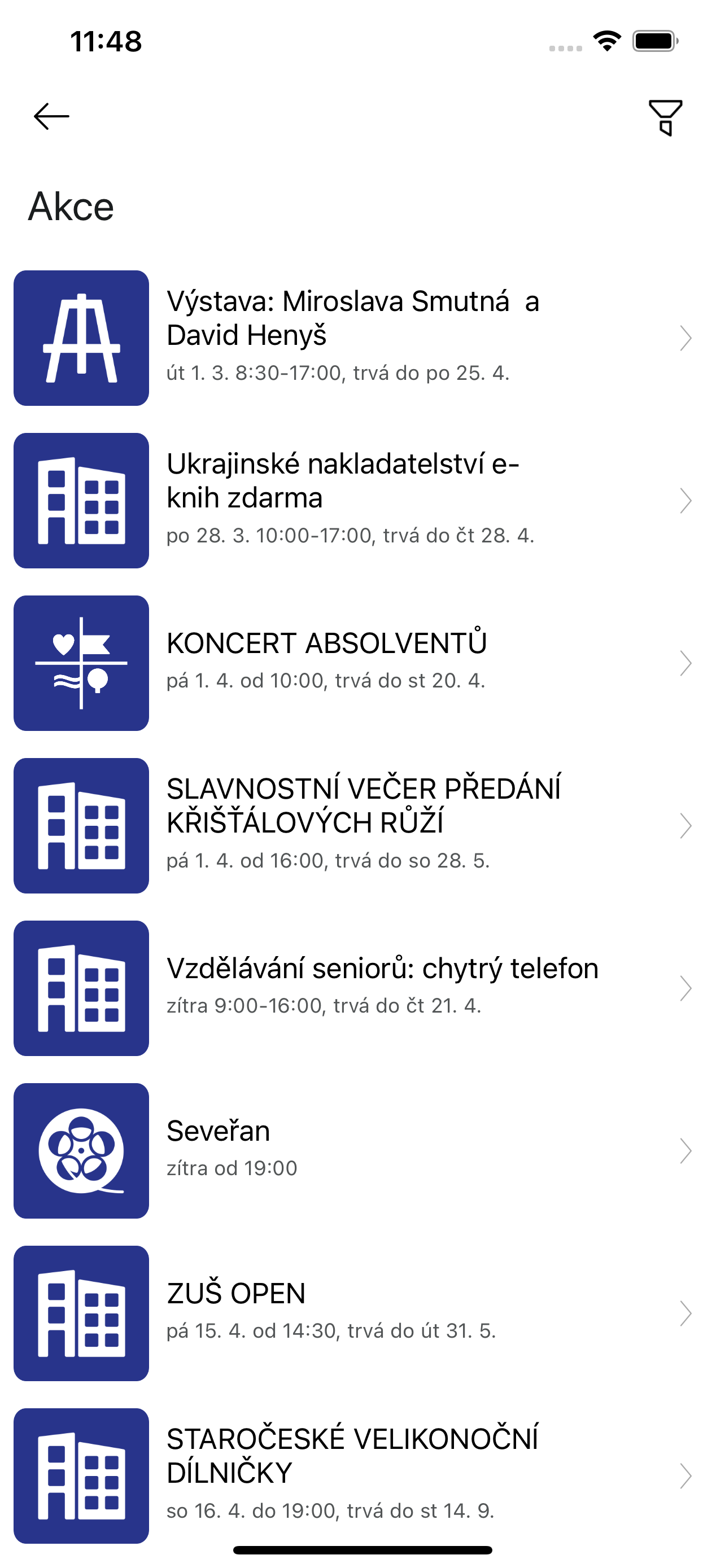Poděbrady v mobilu