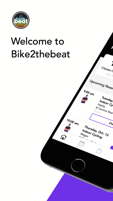 Bike2thebeat iPhone screenshot 1 - Health & Fitness app