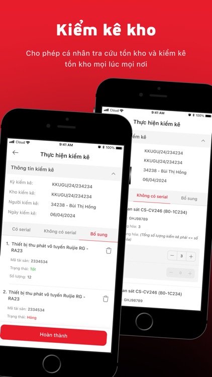 VCC - Kho, Tài sản