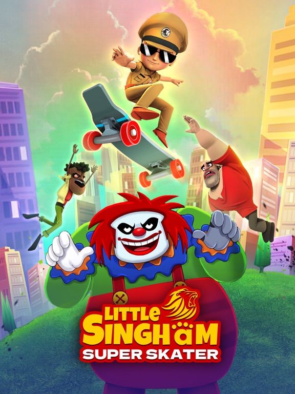 Little Singham Super Skater