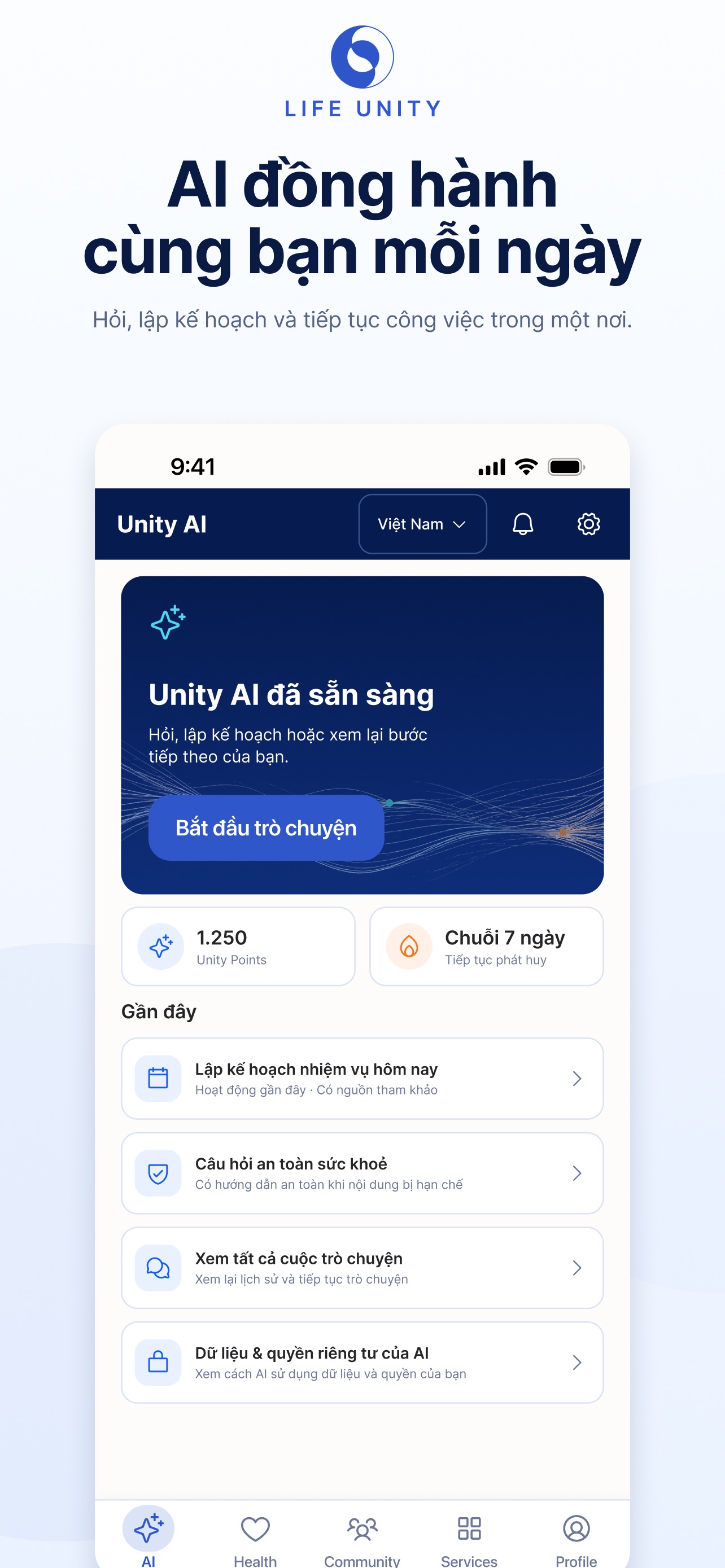 Screenshot 1 of Life Unity AI