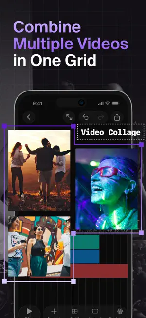 Video Grid Collage Maker screenshot 1