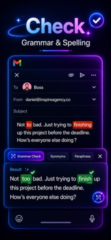 AI Keyboard - Type & Writer AI iPhone screenshot