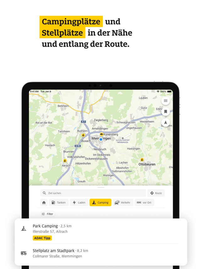 ‎ADAC Drive: Tanken Laden Route Screenshot
