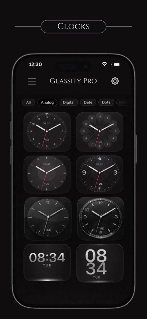 Glassify Pro Widgets and Theme - App de Diseño gráfico | MWM