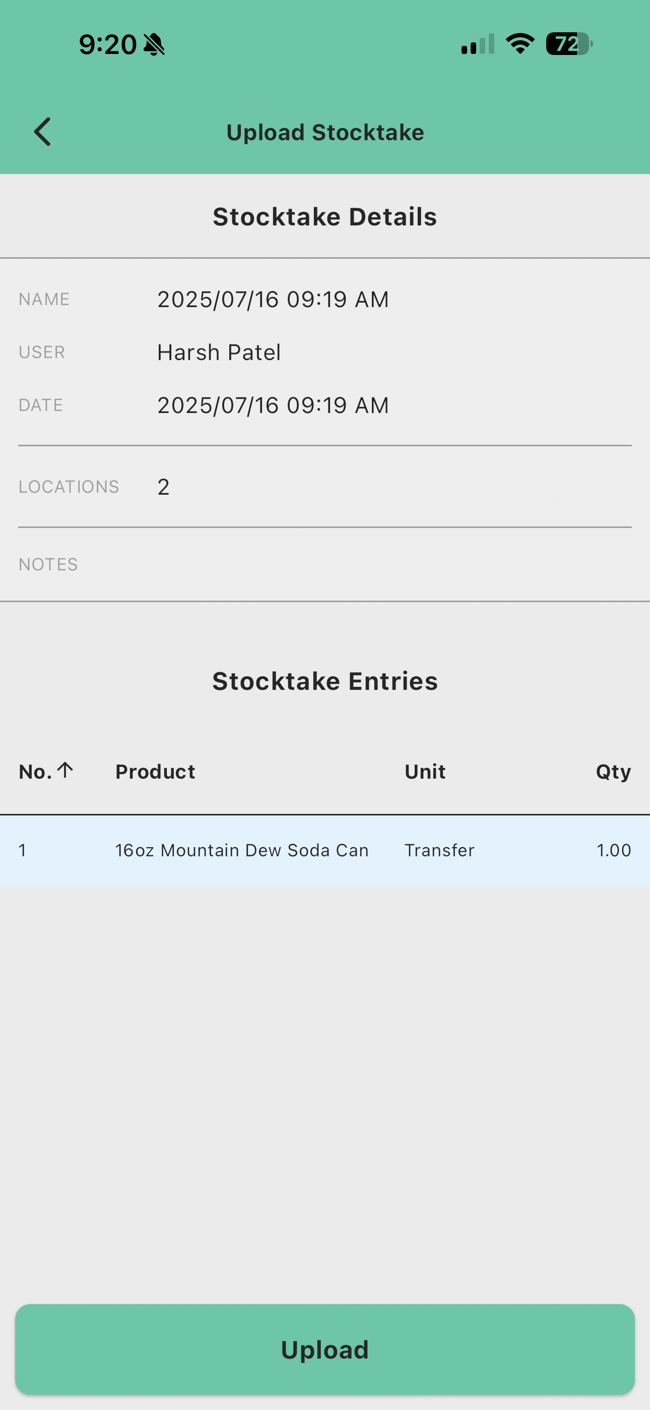 mvStock