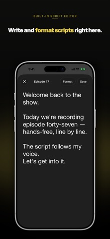 Voice Teleprompter PRO app screenshot 3