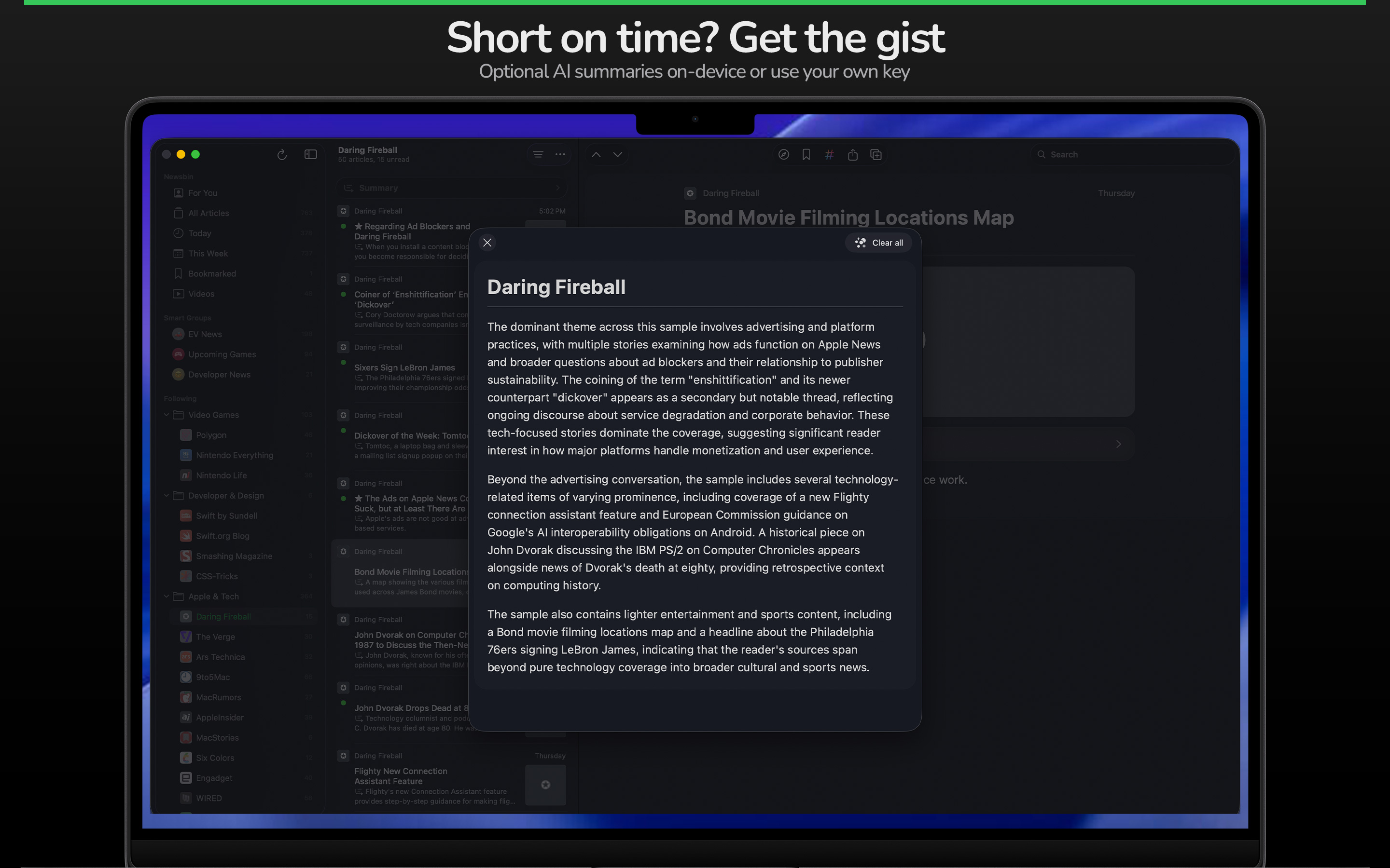 Newsbin: RSS Feed Reader screenshot 29