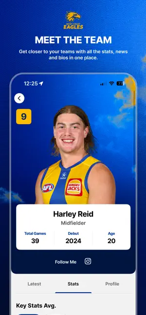 West Coast Eagles Official App iPhone screenshot 3