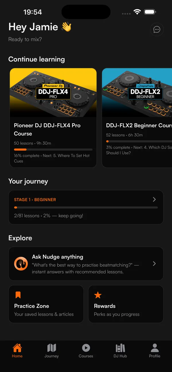 Screenshot #1 pour Crossfader - Learn DJ Skills