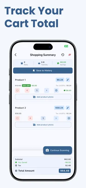 Sales Tax Scanner & Calculator screenshot 3