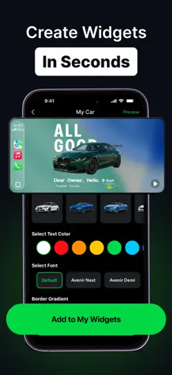 MyCar: Car Widgets & Dashboard iPhone Screenshot 4