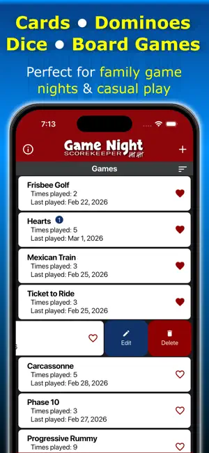 Game Night Scorekeeper screenshot 4