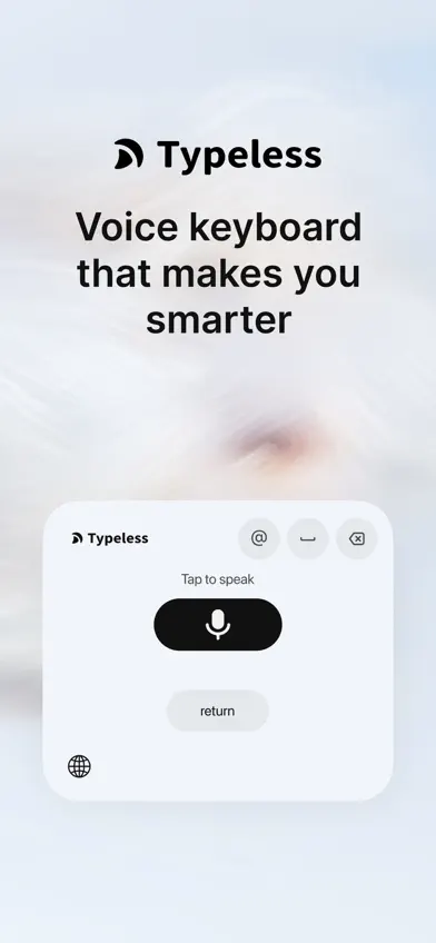Typeless: AI Voice Keyboard screenshot 1