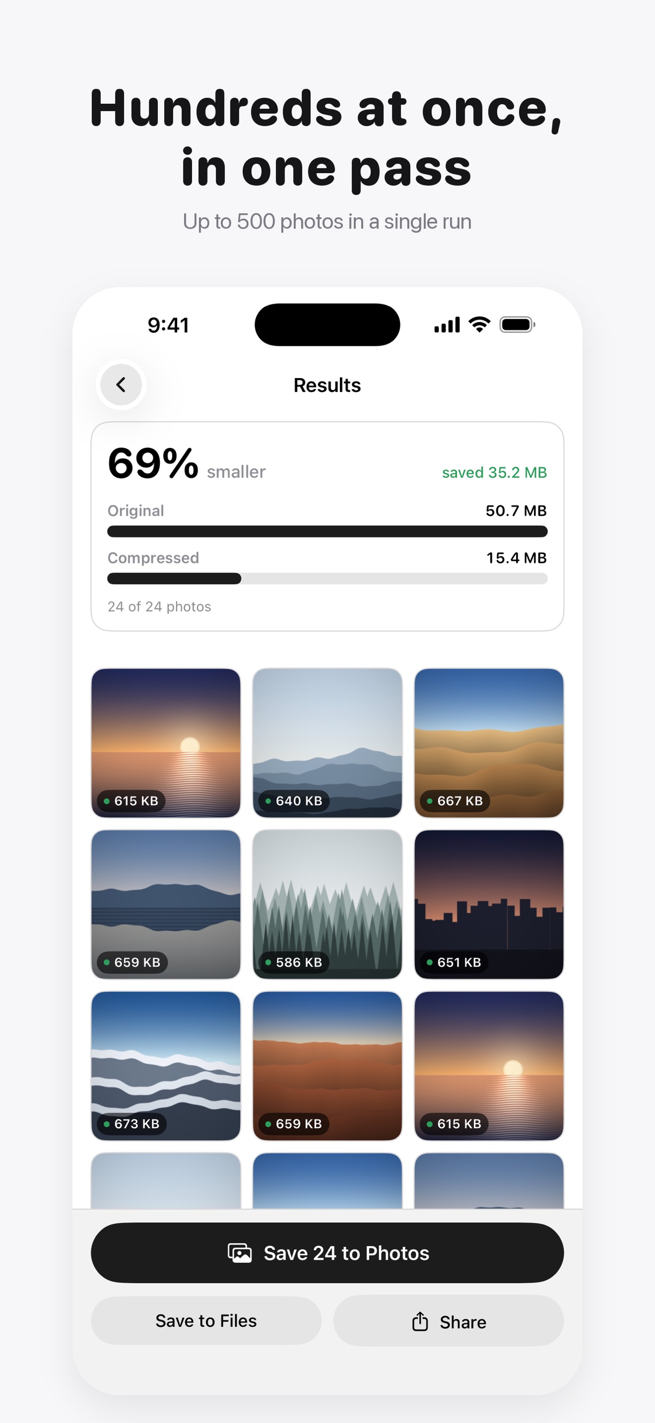 Screenshot 3 of Compress: Photos & Videos
