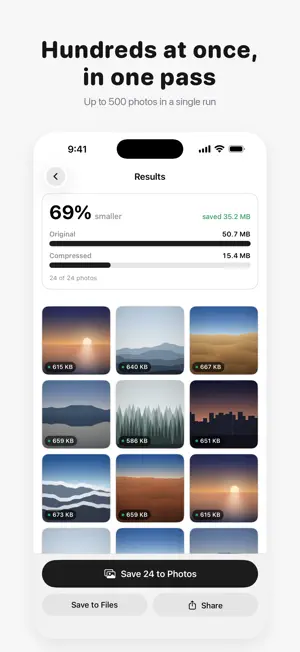 Compress: Photos & Videos screenshot 3