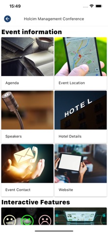 Holcim Events screenshot