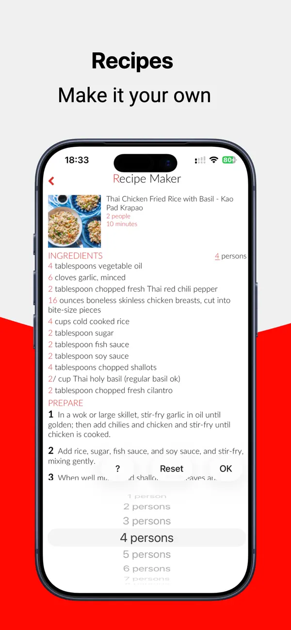 Screenshot #3 pour Recipe Maker – your cookbook