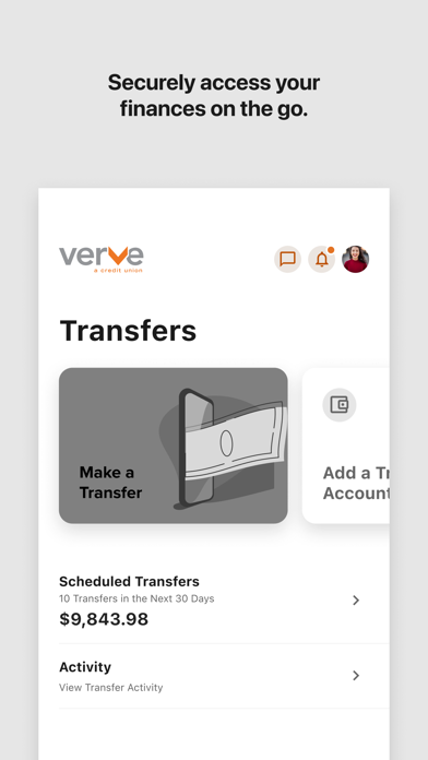 Verve Mobile Screenshot