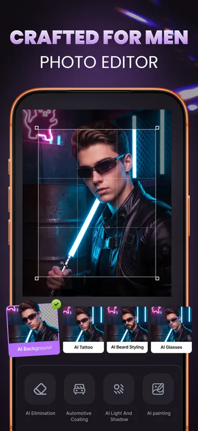 BlingKing-AI Lab for Men screenshot 1