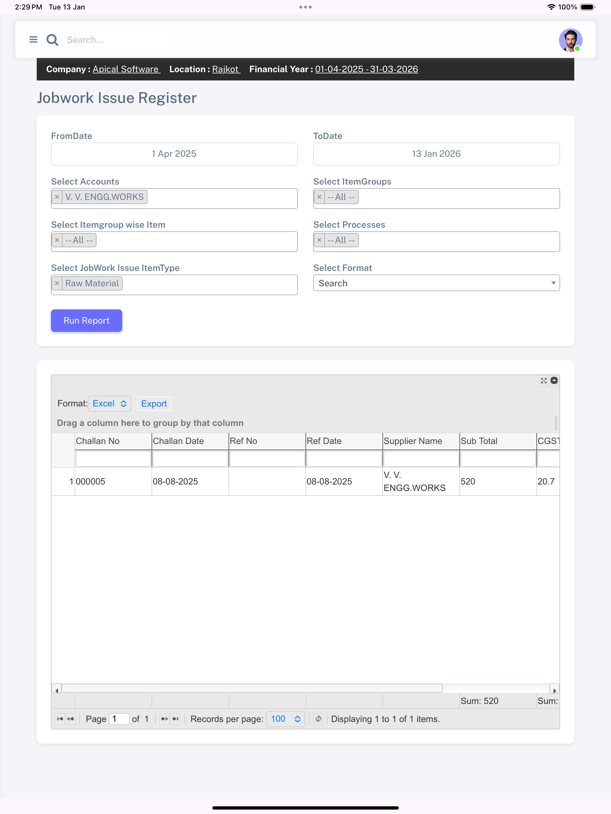 ApicalERP screenshot 12