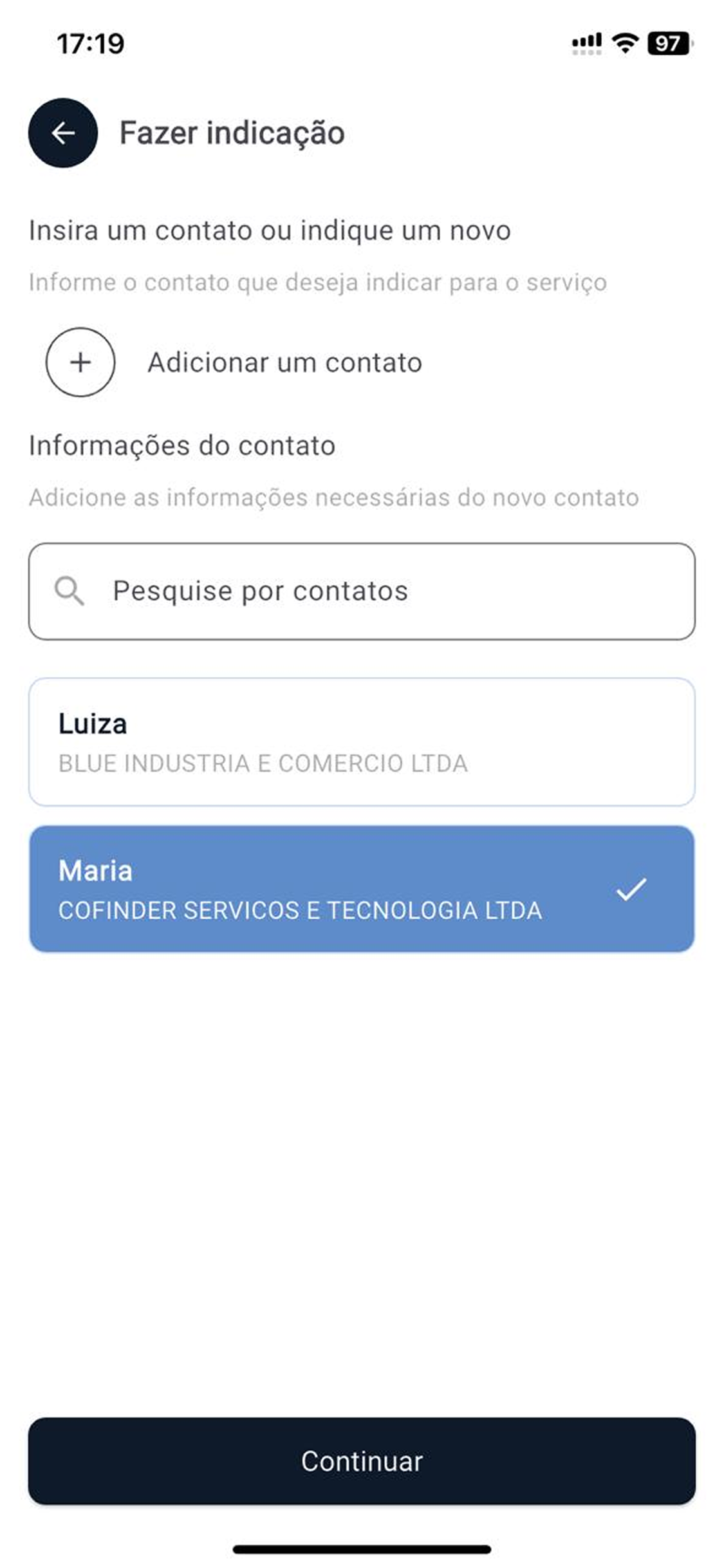 Cofinder App